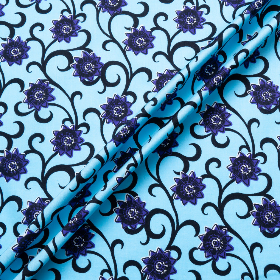 Geometric Floral Printed Pure Cotton