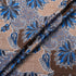 Brown & Blue Geometric Printed Pure Cotton