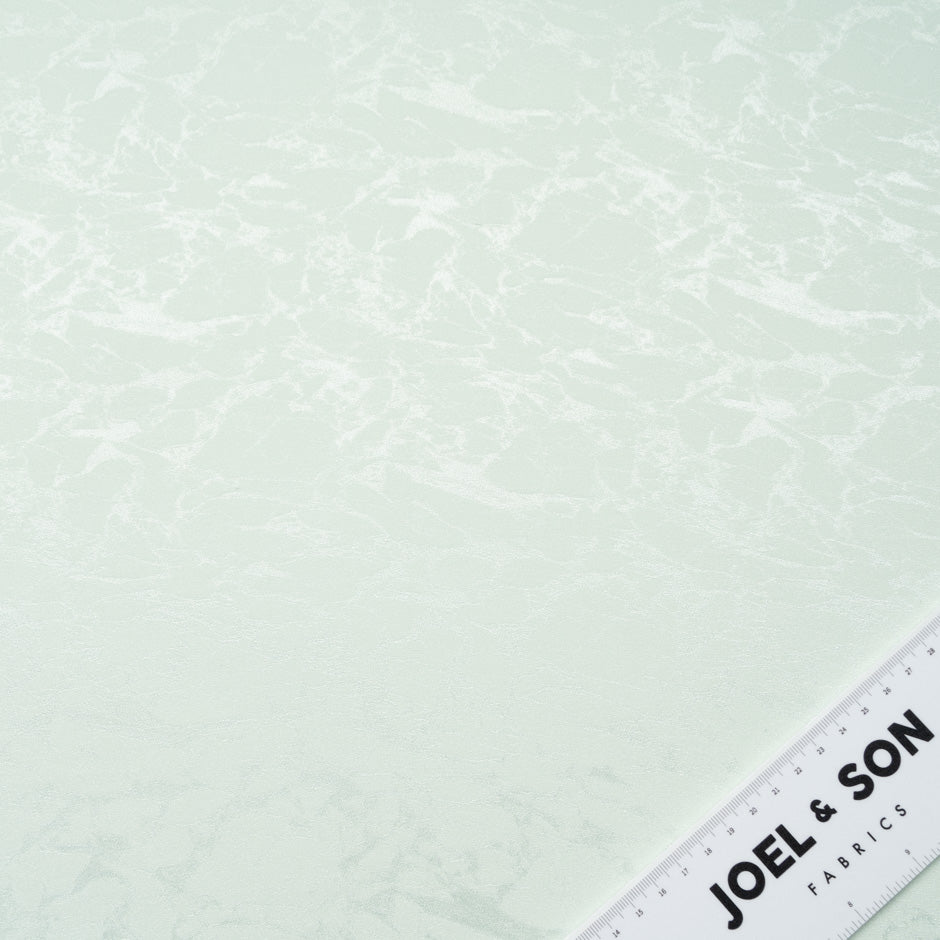Pale Mint Marble Jacquard Pure Silk