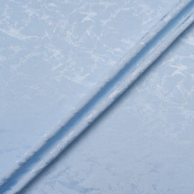 Baby Blue Marble Jacquard Pure Silk