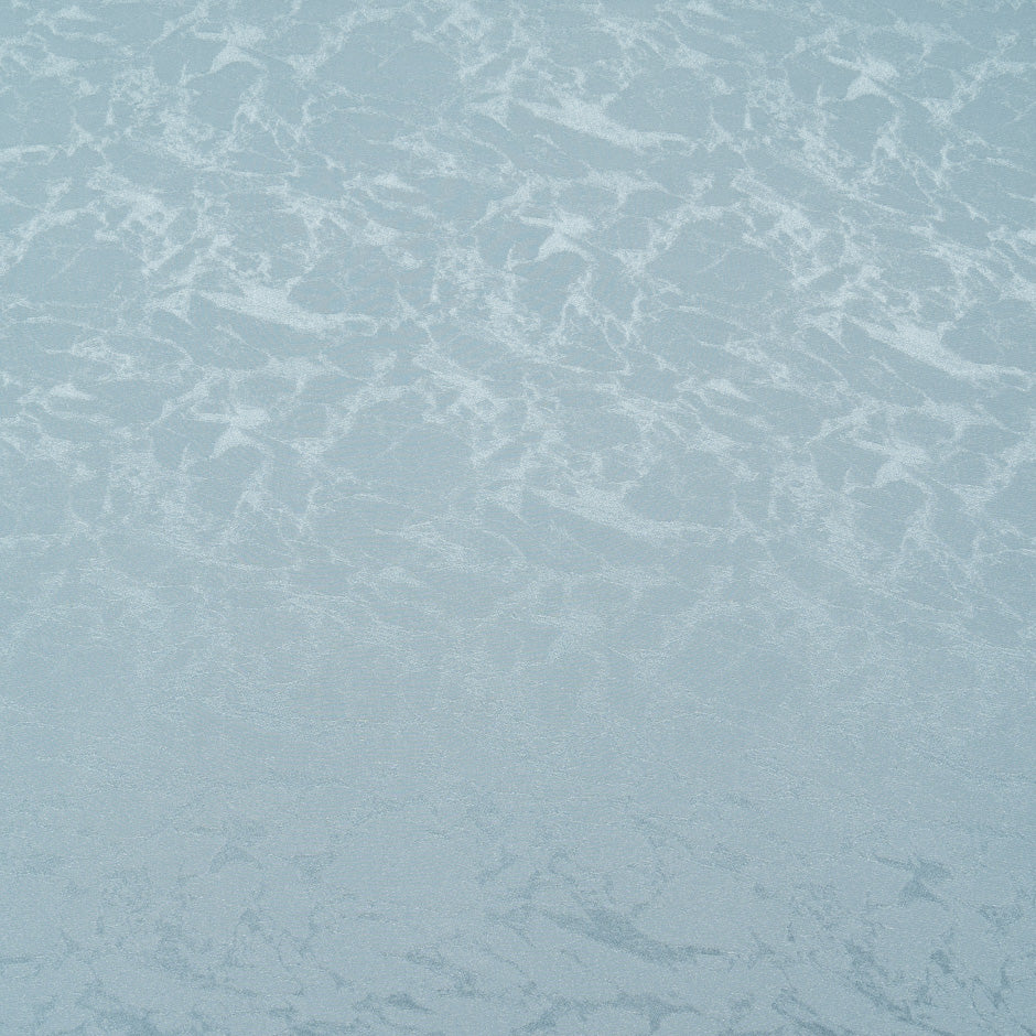 Dusty Blue Marble Jacquard Pure Silk