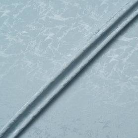 Dusty Blue Marble Jacquard Pure Silk