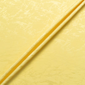 Lemon Yellow Marble Jacquard Pure Silk