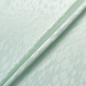 Mint Green Floral Jacquard Pure Silk