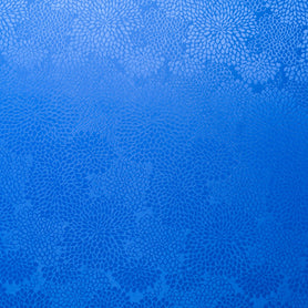 Royal Blue Petal Jacquard Pure Silk