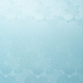 Ice Blue Petal Jacquard Pure Silk