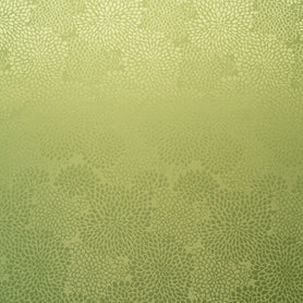 Pea Green Petal Jacquard Pure Silk