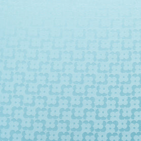 Ice Blue Geo Floral Jacquard Pure Silk