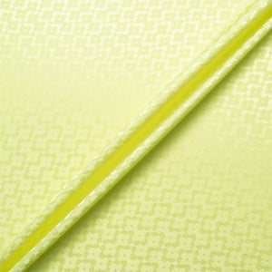 Chartreuse Geo Floral Jacquard Pure Silk