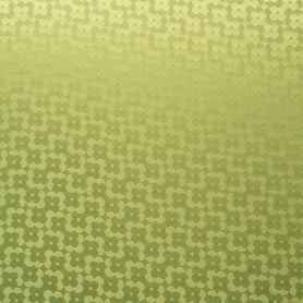 Olive Green Geo Floral Jacquard Pure Silk