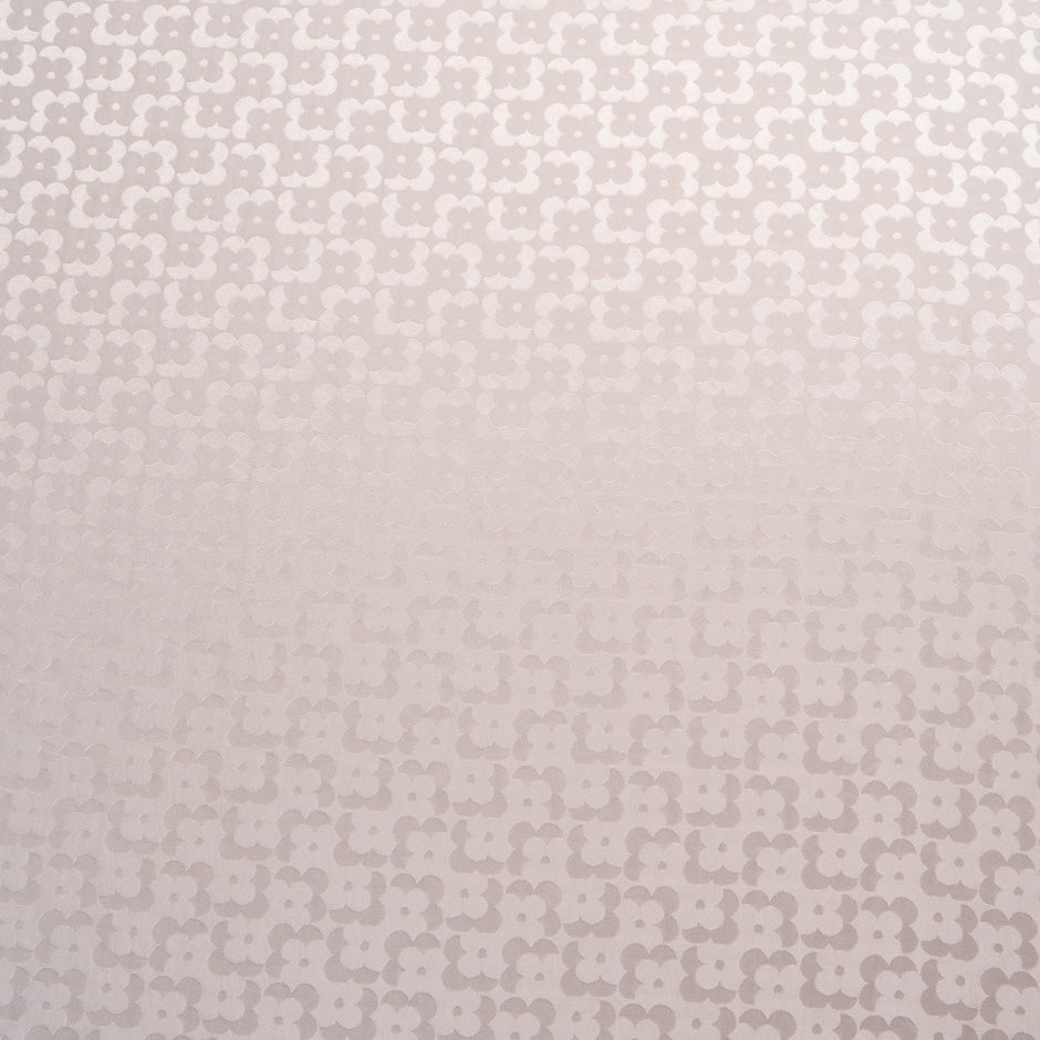 Blush Geo Floral Jacquard Pure Silk