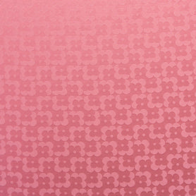 Candy Pink Geo Floral Jacquard Pure Silk