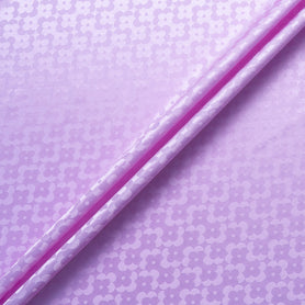 Rich Lilac Geo Floral Jacquard Pure Silk