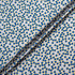 Blue & Yellow Spot Printed Silk Panama