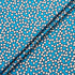 White Spot Printed Sky Blue Silk Panama