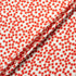 Red Spot Printed White Silk Panama