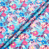 Pink Floral Printed Blue Dani Maki Cotton