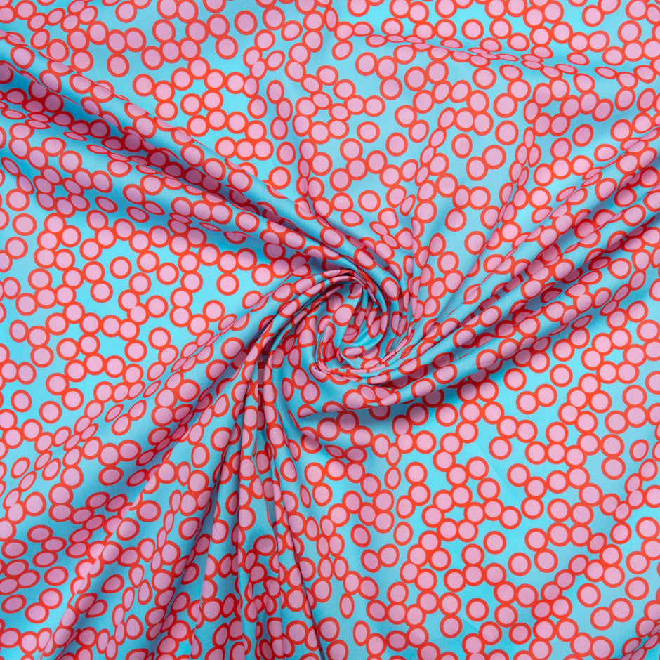 Pink & Red Spotted Pink Dani Maki Cotton