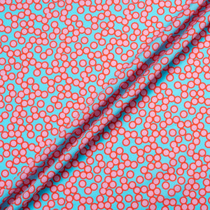 Pink & Red Spotted Pink Dani Maki Cotton