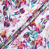 Magenta Pink Floral Printed Silk Jacquard