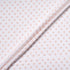 Pink Floral Embroidered White Cotton Cheesecloth