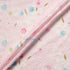 Multi Floral Embroidered Baby Pink Cotton