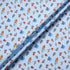Object Printed Light Blue Striped Pure Cotton