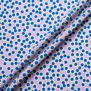 Blue & Yellow Spotted Lilac Dani Maki Cotton