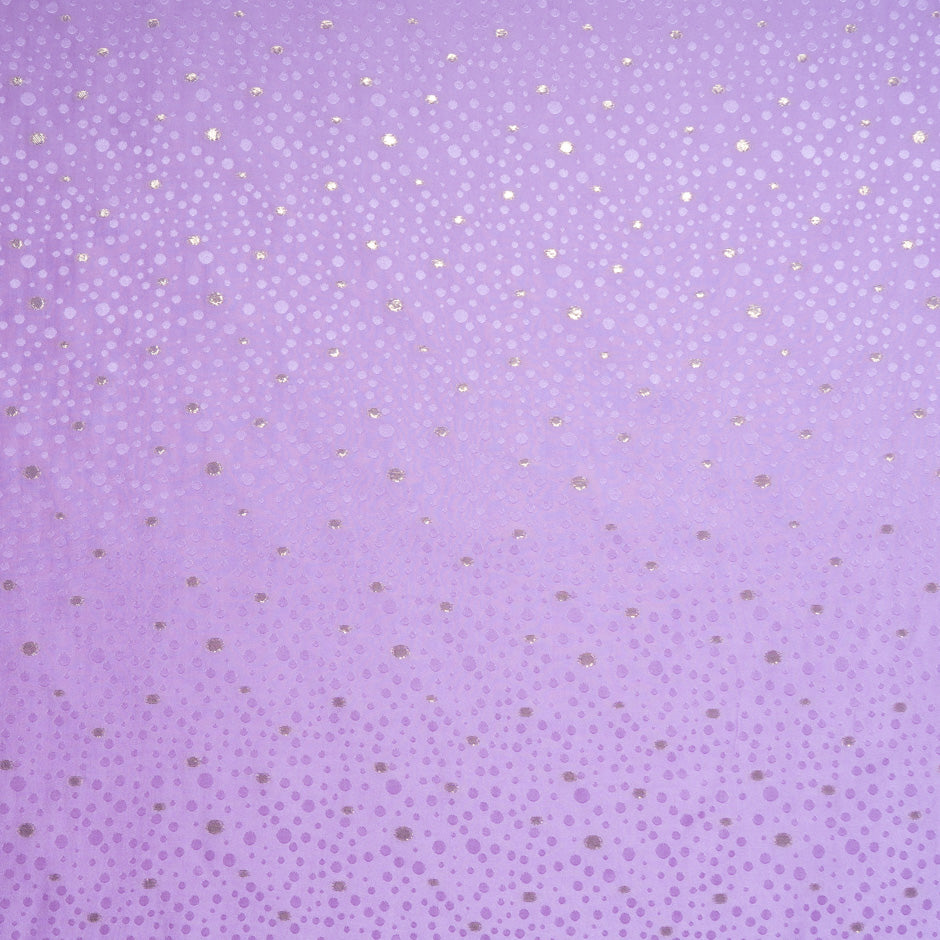 Magenta Metallic Spot Jacquard Silk