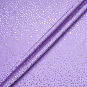 Lilac Metallic Spot Jacquard Silk