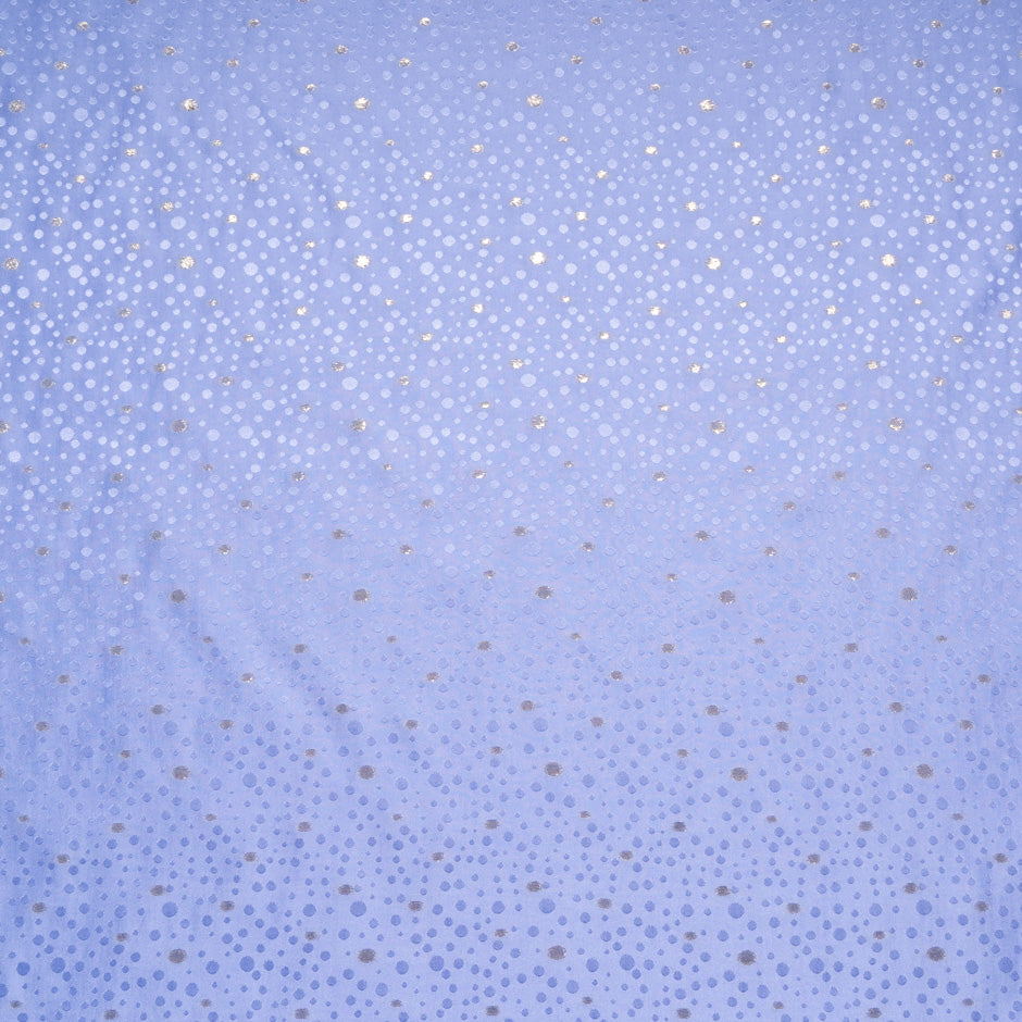 Lavender Metallic Spot Jacquard Silk