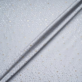 Soft Grey Metallic Spot Jacquard Silk (A 2.40m Piece)