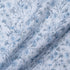 Delicate Blue Floral Printed Pure Linen