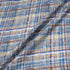 Blue & Multi-Coloured Line Printed Pure Linen (A 1.50m Piece)