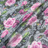 Pink Rose Printed Pure Silk Chiffon