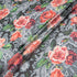 Red Rose Printed Pure Silk Chiffon