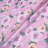 Pink Floral Printed Pink Pure Silk Chiffon