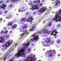 Purple Floral Printed Vanilla Silk Jacquard