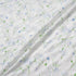 Blue Floral Vision Printed White Silk Jacquard