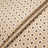Geometric Printed Soft Beige Pure Silk Twill