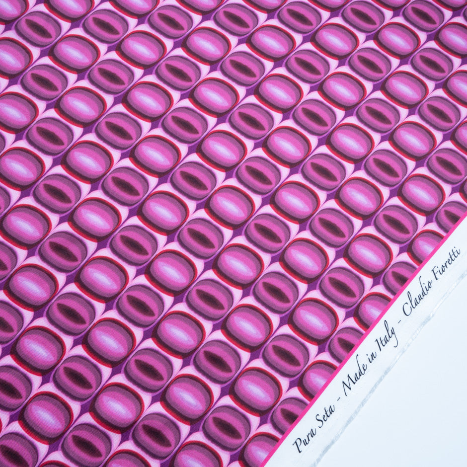 Fuchsia Pink Pure Silk Twill