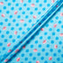 Blue Spotted Blue Printed Silk Blend Twill (A 2.40m Piece)