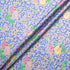 Pink & Yellow Floral Printed Silk Blend Twill