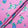 Floral Printed Candy Pink Silk Blend Twill