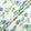 Blue Floral Printed Ivory Silk Blend Twill