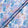 Blue & Lavender Floral Printed Silk Cloqué