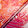 Orange & Pink 'Spray' Floral Printed Silk Satin