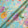 Floral Printed Turquoise Cotton Blend Metallic Jacquard
