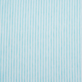 Ice Blue & White Striped Handkerchief Linen