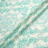 Mint Green Patterned Pure Silk Twill
